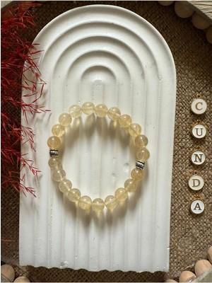 Bolluk Bereket Başarı Kariyer Taşı Sitrin Taş Bileklik