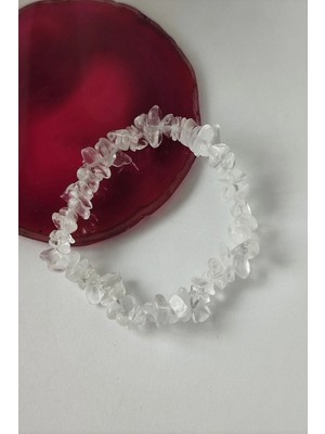 Sertifikalı Kristal Kuvars Kırıktaş Doğaltaş Bileklik