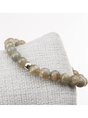 Labradorit Taşı Bileklik-8 mm
