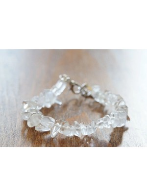 Kristal Kuvars Taşı Kırık Taşlı Bileklik