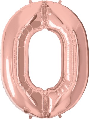 İKM Rakam Folyo Balon 40INÇ. Rosegold -0-