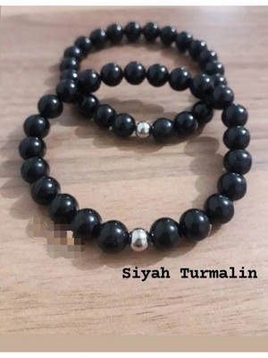 Siyah Turmalin Bileklik( 8 mm 1 Adet)