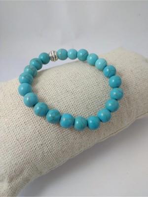 Turkuaz (Firuze) Taşı Bileklik / Doğaltaş Unisex Bileklik