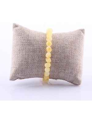 Naturel Kesim Kehribar Bileklik