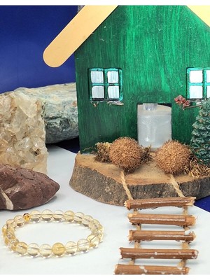 Sitrin Bileklik 7 A Kalite Bolluk Bereket Taşı 8 Mm.