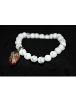 Havlit Sallantılı Sitrin Bileklik (8mm)