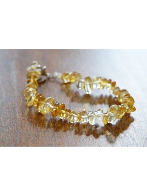 Sitrin Taşı Kırık Taşlı Bileklik