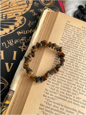 Kaplan Gözü Doğal Taş Dizesi Bileklik