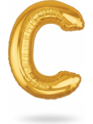 İsmiyle Al Runaway C Harf Folyo Balon 1m Parti ve Vitrin