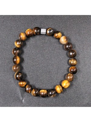 8 mm Kaplan Gözü Doğaltaş Bileklik