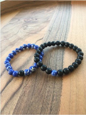 Sevgili Bilekliği Lapis Doğaltaş Dostluk Bilekliği Arkadaş Bilekliği Şık Hediyelik