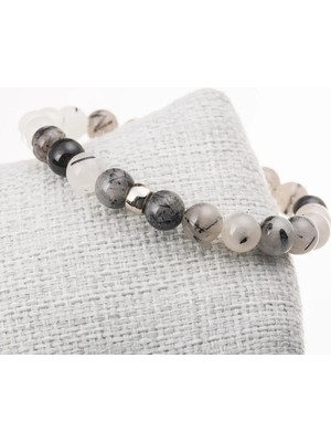 Rutil Kuvars Taşı Bileklik-8 mm