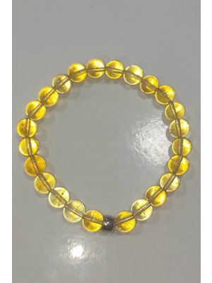 Sitrin Taşı 8 mm Doğaltaş Natural Bileklik