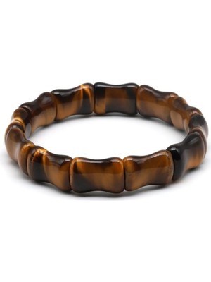 Premium Kaplan Gözü Taş Roleks Bileklik 20 cm