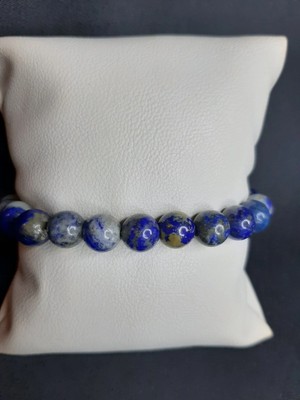 Lapis Lazuli Doğaltaşı Bileklik Şık Tasarım Unisex