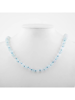 Kaplan Gözü 8mm Elastik Misinalı Doğal Taş Bileklik