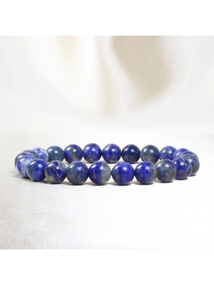 Lapis Lazuli Taşı Bileklik| 8mm Küre Kesim