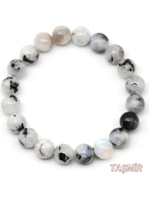 Ay Taşı Doğal Taş Bileklik 10 mm