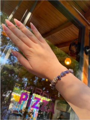 Doğal Lapis Lazuli Bileklik