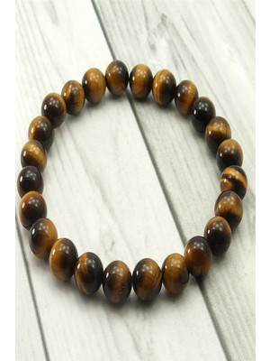 Kaplan Gözü Doğal Taş Bileklik