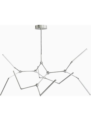 101 Copenhagen Stick Chandelier Brushed Led, Ayarlanabilir Dekoratif Tasarım Avize