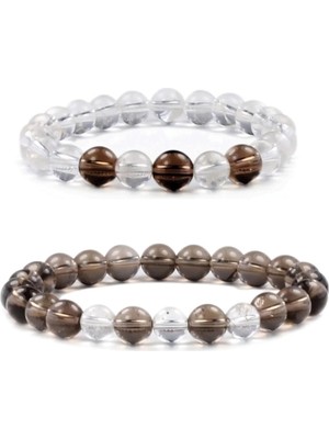 Dumanlı Kuvars Kristal Kuvars Bileklik