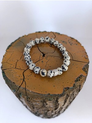 Doğaltaş Bileklik /dalmaçyalı Jasper Taşı BİLEKLİK-1085
