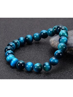 8mm Kaplan Gözü Bileklik ( Renkli ) A+Kalite