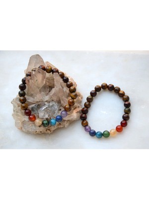 Çift Kombini Bileklik - 8mm Çakra Bilekliği Sevgili Kombini