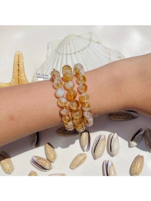 Rodonit Çivi Kazık Model Doğaltaş Kolye