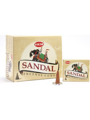 İsmiyle Al Sandal Aromalı Konik Tütsü