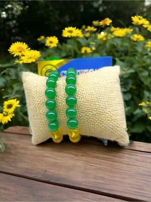 Bolluk Bereket Şans Para  Bilekliği(Eş Bilekliği )  (Sertifikalı)