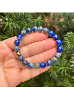 Lapis Lazuli Doğal Taş Bileklik 8 mm