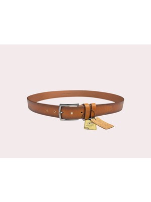 İstanbul Belt Vintage Erkek Kemer – 3.5 cm – Kalın Tek Kat Deri – Renk & Boy Seçenekleri