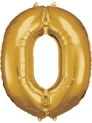 İKM Rakam Folyo Balon 40INÇ Altın -0-
