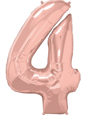 İKM Rakam Folyo Balon 40INÇ. Rosegold -4-