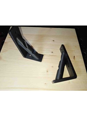 Talaşoğlu 2 Adet Çok Amaçlı Ağır Hizmet Raf Ayağı / Duvar Raf Destek Aparatı – Dayanıklı Tasarım (Vida Hariç)