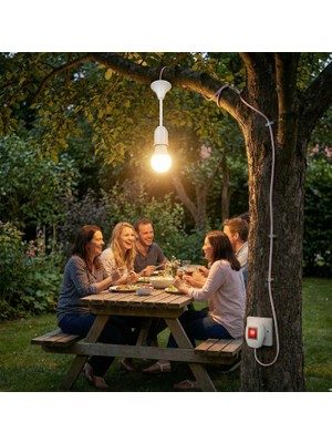 İNWATT Tak-Çalıştır 35 Metre Pratik Anahtarlı Fişli Duy Seti | Uzatma Kablolu Seyyar Aydınlatma