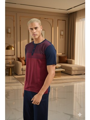 Kly Yeni Sezon Yazlık Erkek Lüx Tasarım Pijama Takımı