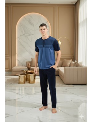 Kly Yeni Sezon Yazlık Erkek Lüx Tasarım Pijama Takımı