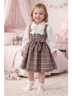 Kız Çocuk Taşlı Bayramlık Elbise