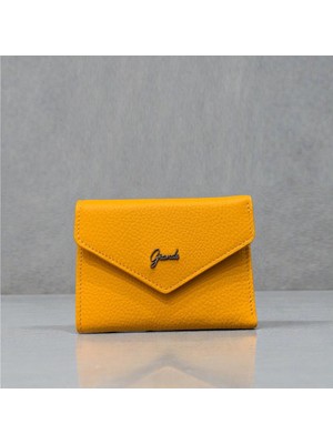 Grande Gerçek Deri Kadın Cüzdanı Hakiki Deri Küçük Boy