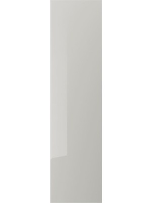 Gardırop Kapağı, Parlak Cila-Açık Gri, 50X195 cm