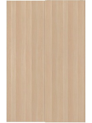 Sürgü Kapak, Ağartılmış Meşe Görünümlü, 150X236 cm