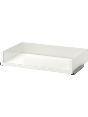 Cam Panelli Çekmece, Beyaz, 100X58 cm