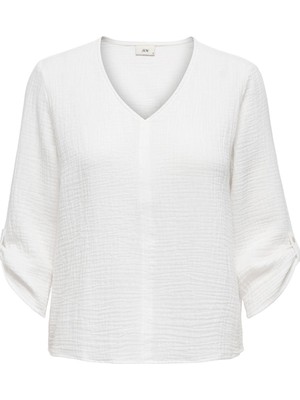 Only Jdy Jdytheıs Kadın Bluz 3/4 Kol Yarım Düğmeli