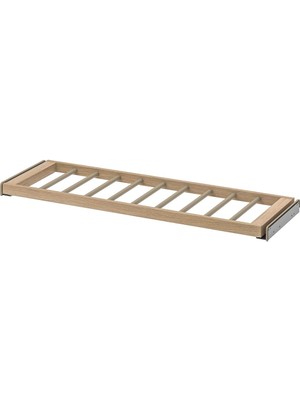 Sürgülü Pantolon Askısı, Ağartılmış Meşe Görünümlü, 100X35 cm
