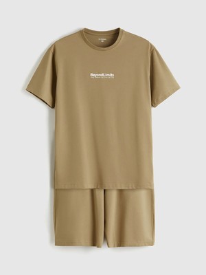 Lc Waikiki Yeni Sezon Standart Kalıp Erkek Şortlu Pijama Takımı