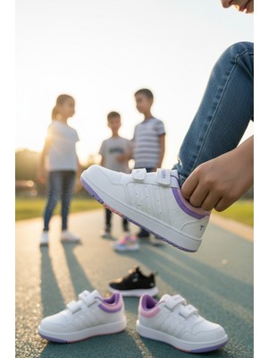 Enoch Çocuk Spor Ayakkabı Çift Bandajlı ve Esnek Yapılı Model