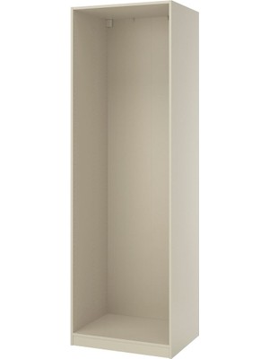 Gardırop Iskeleti, Bej, 75X58X236 cm